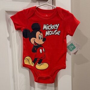 BNWT • Disney Baby - Mickey Mouse Onesie (9 mos)